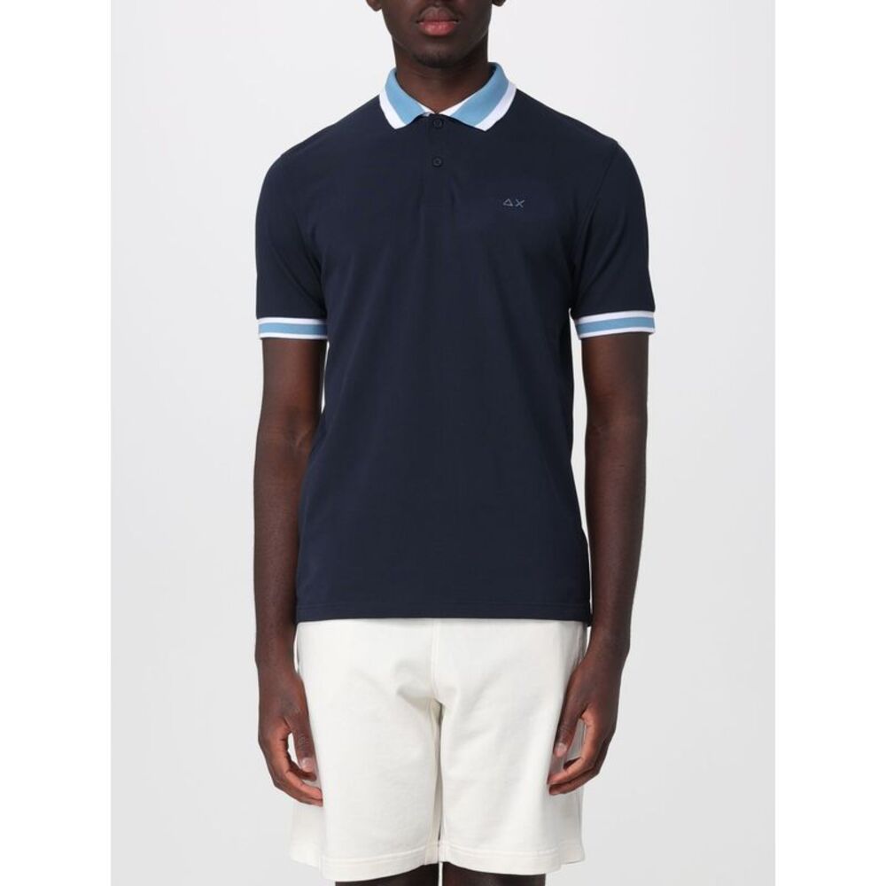 Sun68 Polo Shirt Men Blue